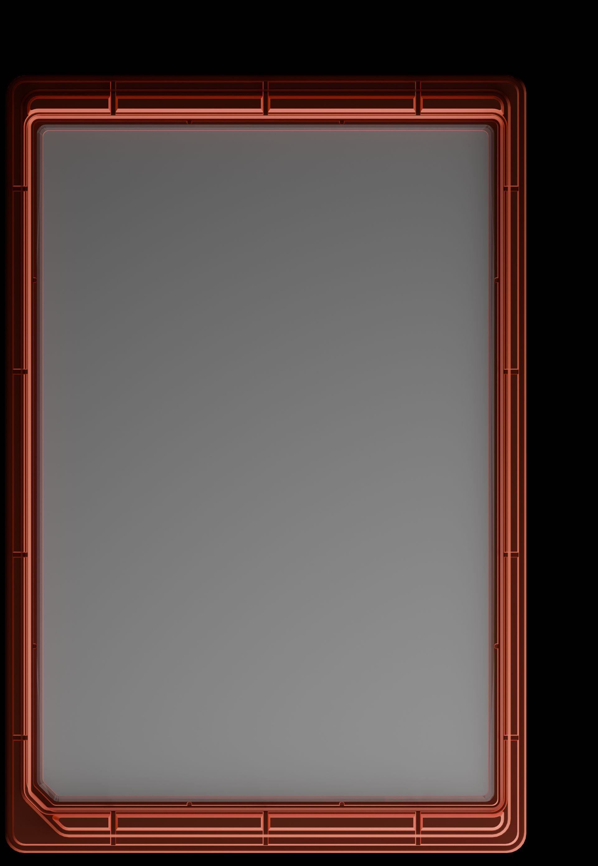 Top view of the microplate template, a 75.00 mm by 111.00 mm rectangle.