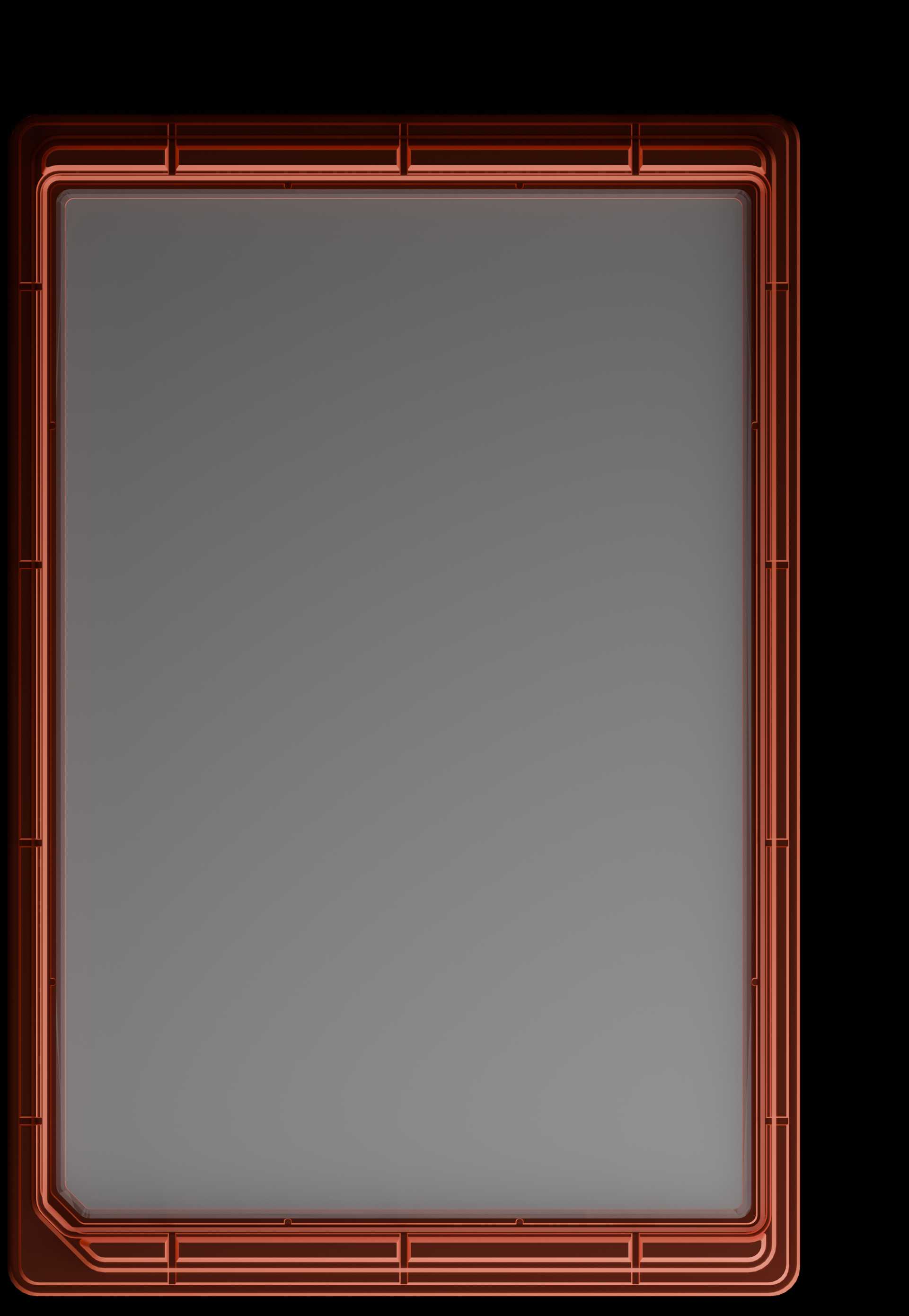 Top view of the microplate template.